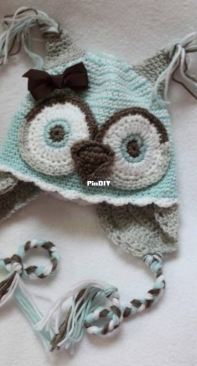 Crochet Garden - Lisa Naskrent - REC0832 - Hoo’s There Hat