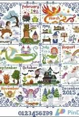 Cloudsfactory Magical Creatures Calendar XSD