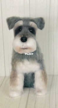 Ambercraftstore - Tatjana Ozolina - Mini Schnauzer Dog