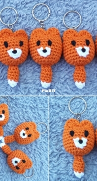 Crochet at Teris - Teri Hamilton - Foxy Keychain - Free
