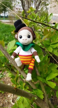 I like this circus monkey