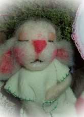 Felted cute bunny