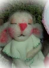 Felted cute bunny