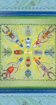 OwlForest Embroidery - 0450-ZH-E - Bright Beetles