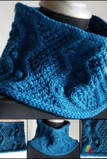Bob and Sway Chunky Cowl by Jennifer Kirchenbauer - Lavish Craft