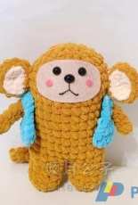 April Zhang - Monkey in a blue vest - Chinese -Free