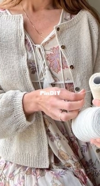 Nigrum Cardigan by Rikke Bangsgaard - Refined Knitwear