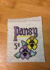 NMI Stitch a Seed Packet-Pansy