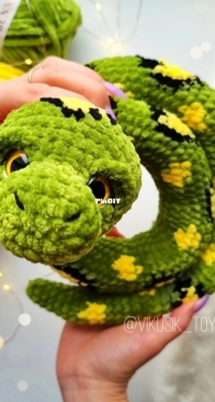 Vikusik_Toys - Victoria Kravchenko - Виктория Кравченко - Boa - Удав - Russian