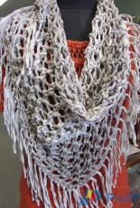 Diamond Yarn-Tropic Kerchief by Michele C Meadows-Free