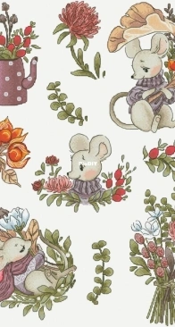 Flower Mouse by Anastasia Berg XSD