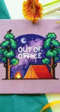 Needlelot designs - Out of office by Iris Kleinbussink