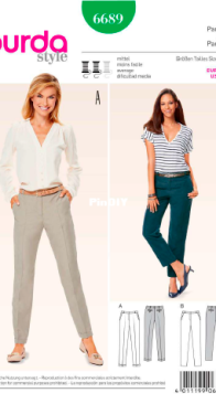 Burda Style - 6689 - Pants