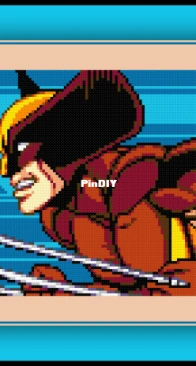 Cross Stitch Quest - Wolverine - X-Men - Free