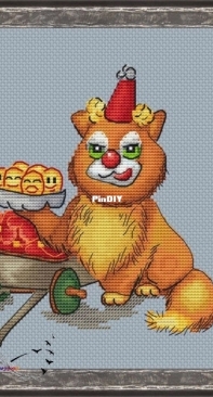 Xstitch Tower - Denver - April Fools’ Day 2021 – A Tiger by Elzbieta Wrzalik