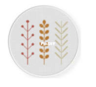 Daily Cross Stitch - 3 Vines Cross