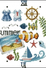 Soda SO-3147 - Summer Pattern for Clock XSD