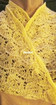 Decadence Cotton Lace Cowl by Deborah Tomasello-Free