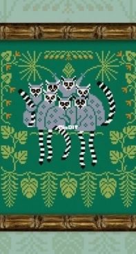 Owl Forest Embroidery 0235-DL-B /0235-ДЛ-Б - Friendly Lemurs - Free