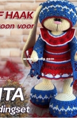 Crochet Bunny Art - Irina Tarasova - Vita Outfit set - Dutch