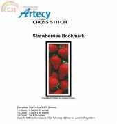 Artecy Cross Stitch - Strawberries Bookmark