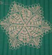 knitted doilies - my work