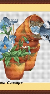 Art Stitch - Bird With a Nest by Svetlana Sichkar