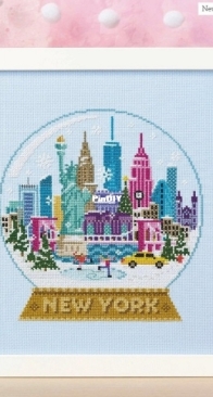 New York Snow Globe by Emma Congdon from The World of Cross Stitching 364 PCS + XSD