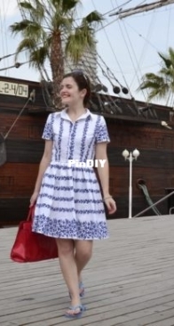 Pauline Alice - Cami Dress - SIzes 34-44 - French