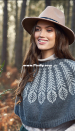 Rowan - Plume Poncho by Martin Storey