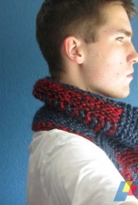 Geoknittrix-The 11s Have It! Cowl by Josh Ryks-Free