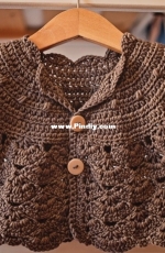 Mon Petit Violon - Vita Apala - Puff Sleeve Shrug