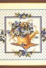 Needle Treasures Borderlines - 03057 - Pansy Watering Can