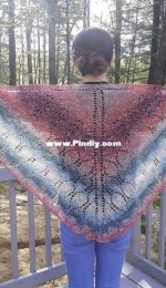 Summer Flight Shawl by Jennifer Turmel-Free