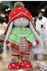 Polushka Bunny - Maria Ermolova - Christmas Pine Cone