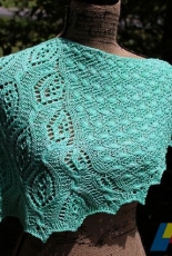 PicnicKnits-Poe Shawl/Wrap by Corrina Ferguson