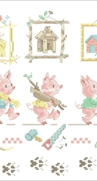 Les Trois Petits Cochons by Véronique Enginger from Fables, Contes et Comptines XSD + PCS