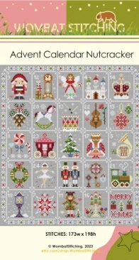 Wombat Stitching - Nutcracker Advent Calendar by Elina