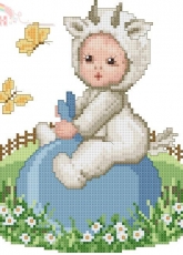 Ellen Maurer Stroh EMS Animal Babies -  Goat Baby PCS