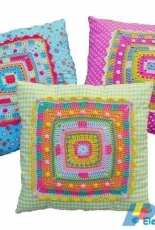 Elealinda Designs - Paula Matos - Pillow Big Granny Square - German