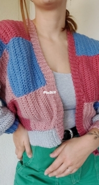 Karlijns Corner  - Karlijn Glaudemans  - The Check Me Out Cardigan - Free