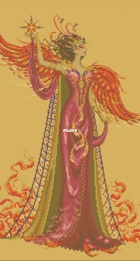 Bella Filipina Cross Stitch Designs - BF047 -Phoenix Queen