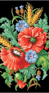 Poppies And Cornflowers by Alena Grigorieva - Free
