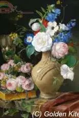 Golden Kite 2536 Still life with a wreath of Roses