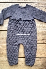 Clover jumpsuit by Pernille Larsen - Knitting for Olive