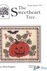 The Sweetheart Tree - Teenie Tweenie #173 - Tiny Plaid Pumpkin