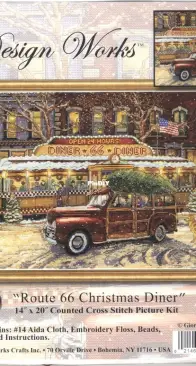 Design Works 5926 - Route 66 Christmas Diner