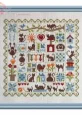 Jardin privé - FT54 - Patchwork aux chats