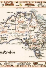 Heritage Crafts WMAU463 World Stitches - Australia