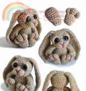 Patchwork Moose - Kate E Hancock - Bramble the Bunny